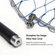 Battery Powered Carbon Fiber Landing Net with Extendable Handle