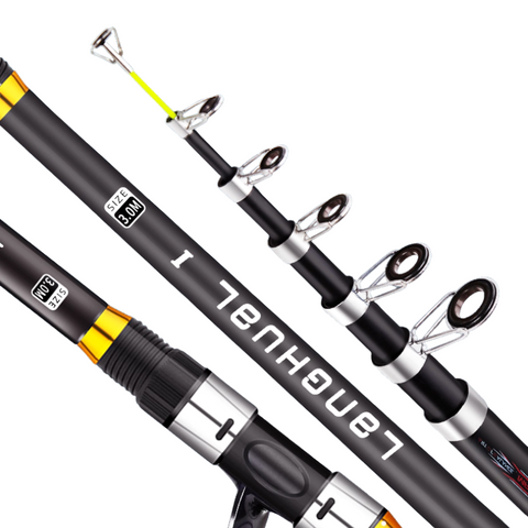 Sea Fishing Rod Set - 2.7 meter & 2.4 meter + Golden Reels 4000