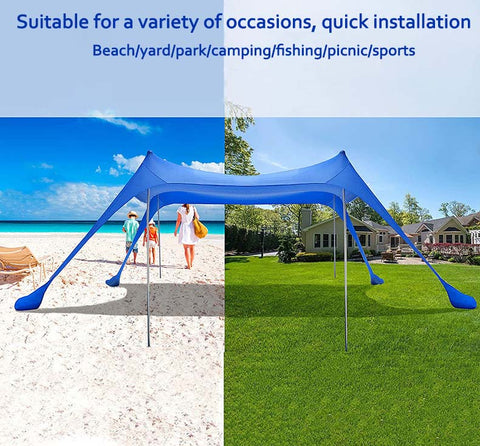 Portable Beach Tent and Sunshine Shelter UPF50+