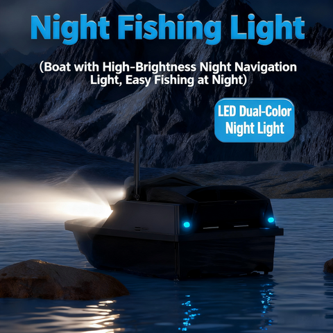 High-Power Remote Control Bait Boat (Bait/Net Deployment)