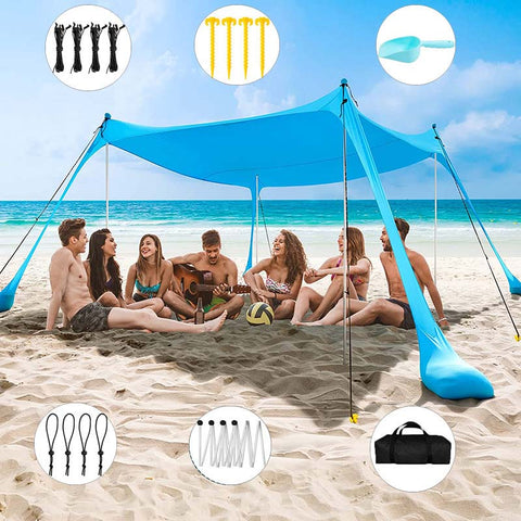 Portable Beach Tent and Sunshine Shelter UPF50+