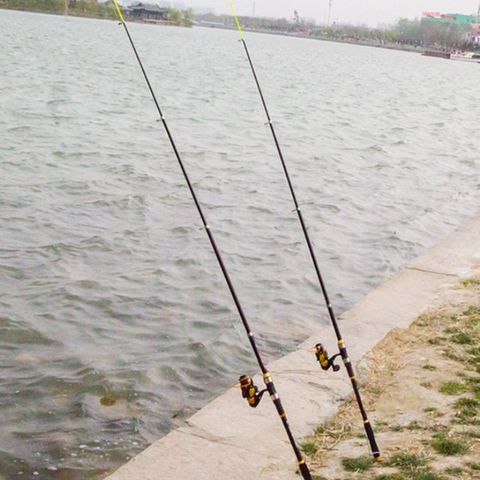 Sea Fishing Rod Set - 2.7 meter & 2.4 meter + Golden Reels 4000