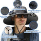 Solar Fan Hat For Outdoor Use