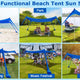 Portable Beach Tent and Sunshine Shelter UPF50+
