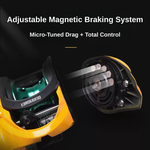 Baitcasting Reel: Master Every Cast with 12TH GEAR Magnetic Braking