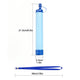 direct drink water filter straw size