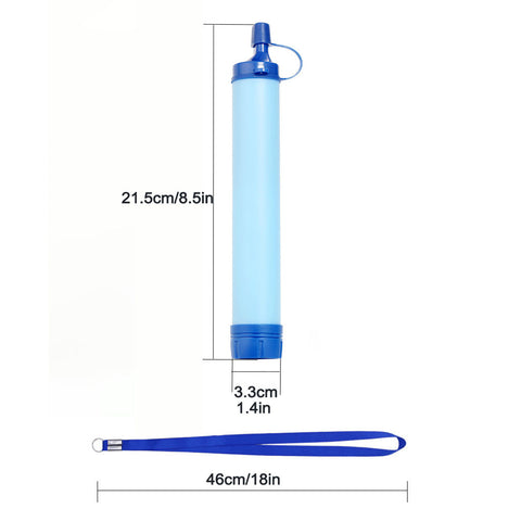 direct drink water filter straw size