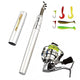 Mini Pen - Style Fishing Rod Set, with Spinning Reel + Lures, Essential for Portable Fishing