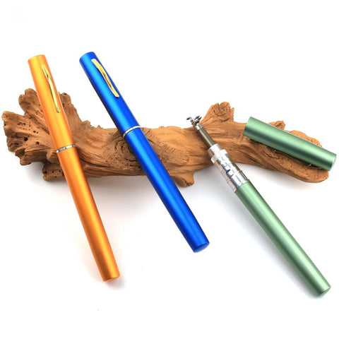 Mini Pen - Style Fishing Rod Set, with Spinning Reel + Lures, Essential for Portable Fishing
